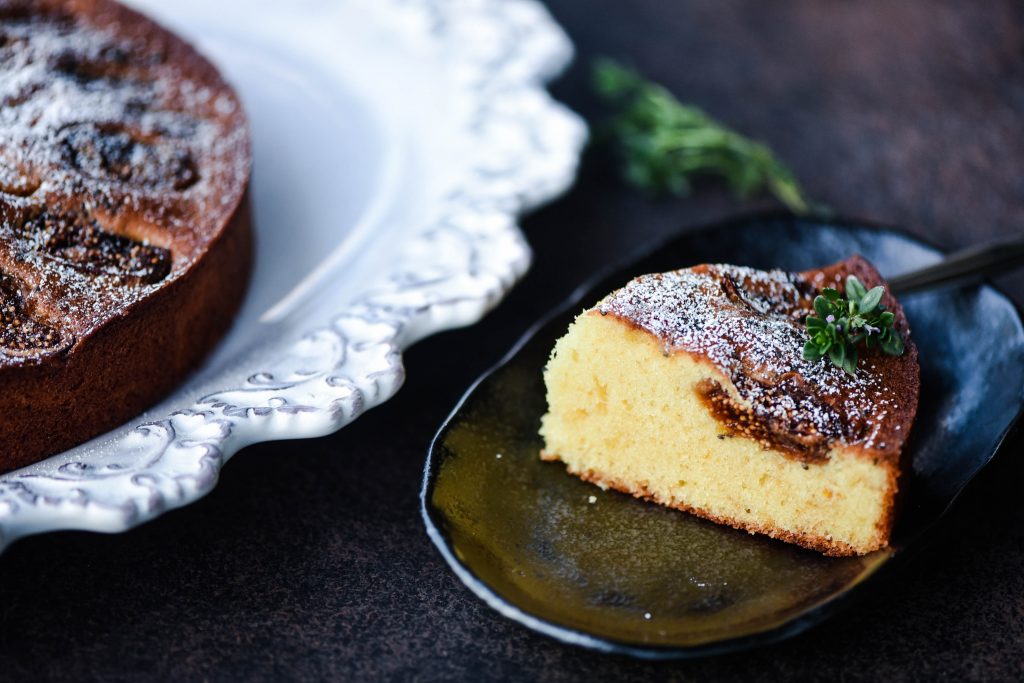 Lemon Thyme, Figs and Orange Blossom Cake - Culinary Nirvana