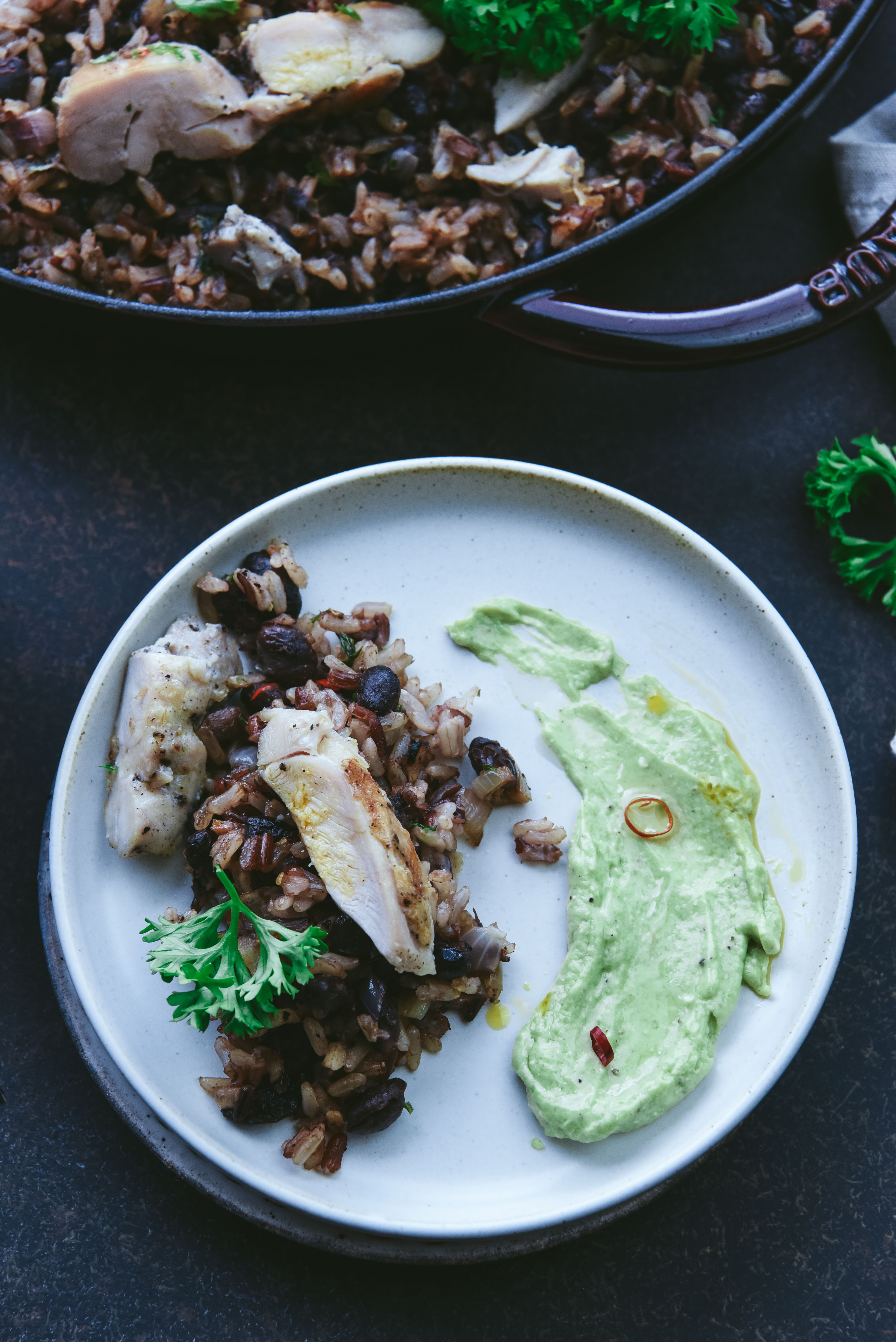 Black Bean Rice with Chicken