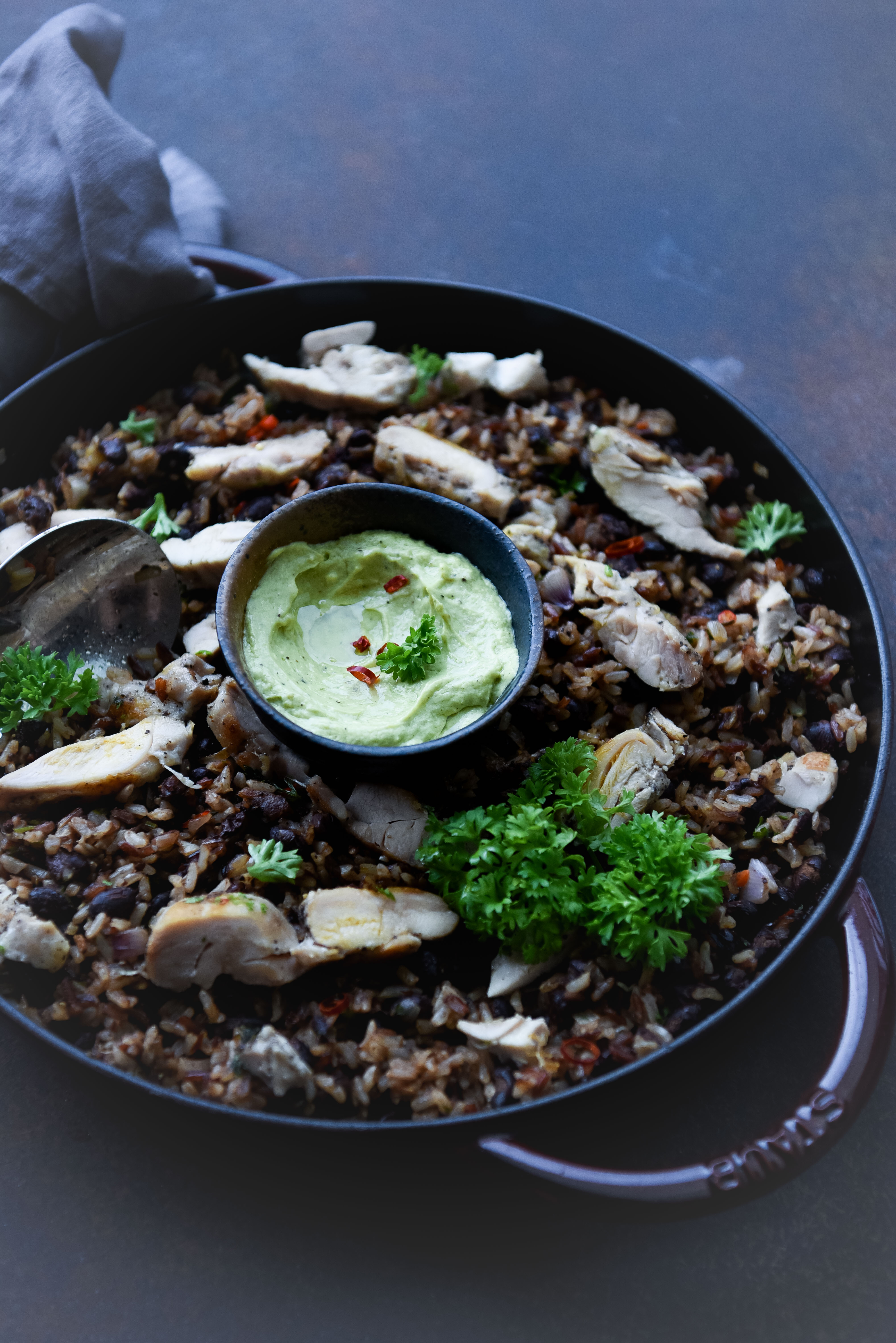 Black Bean Rice with Chicken