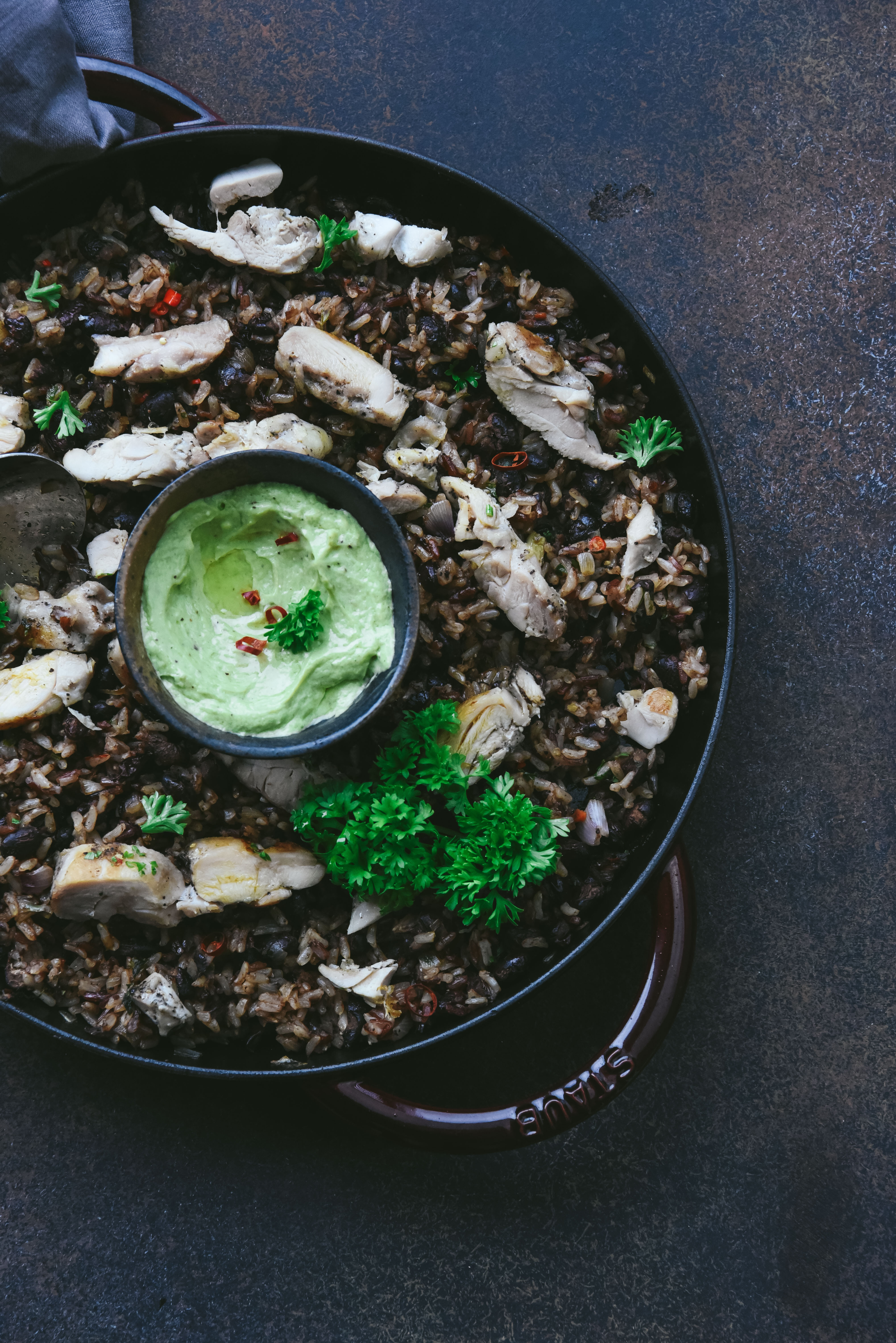 Black Bean Rice with Chicken