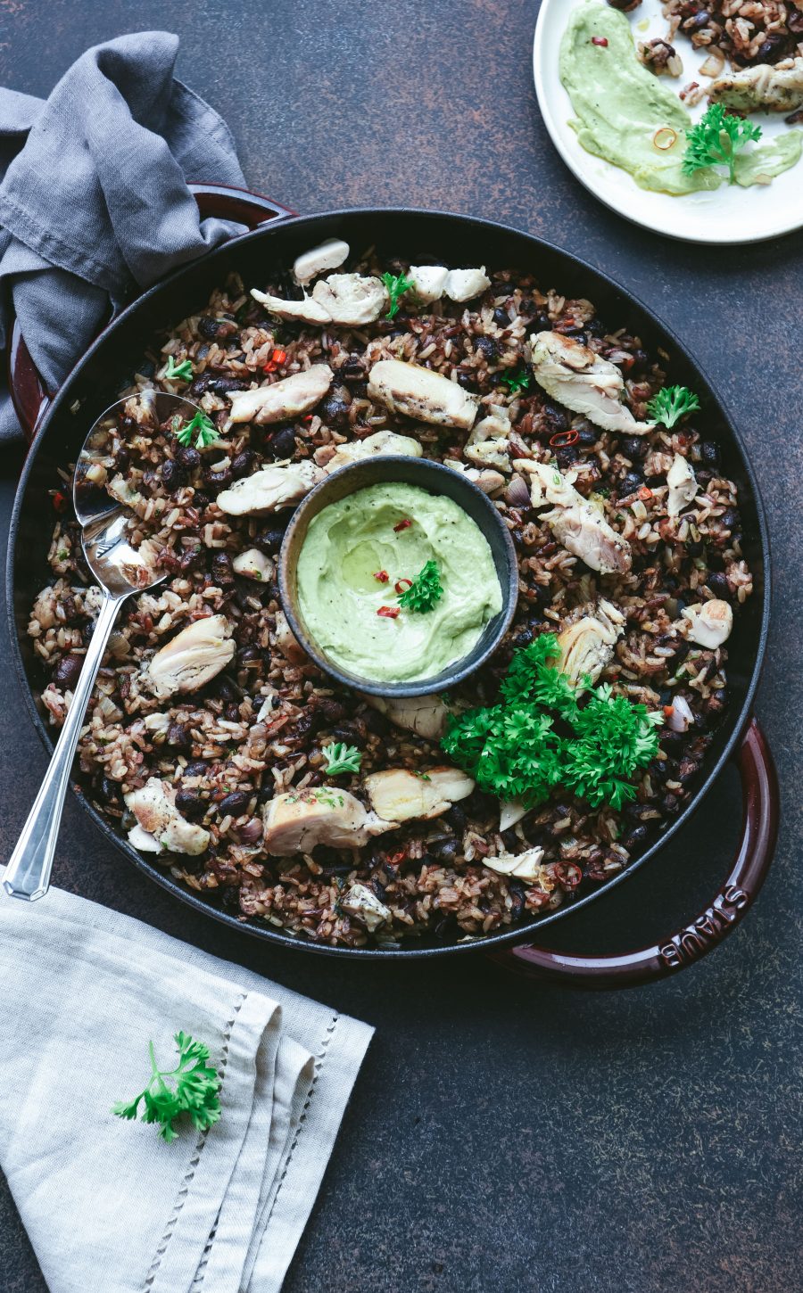 Black Bean Rice with Chicken